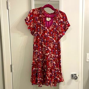 By Anthropologie Robin Tiered Mini Dress